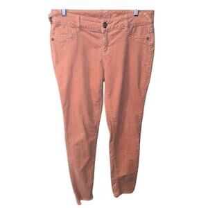 Maurices Women's Pink Corduroy Size Large Pant's